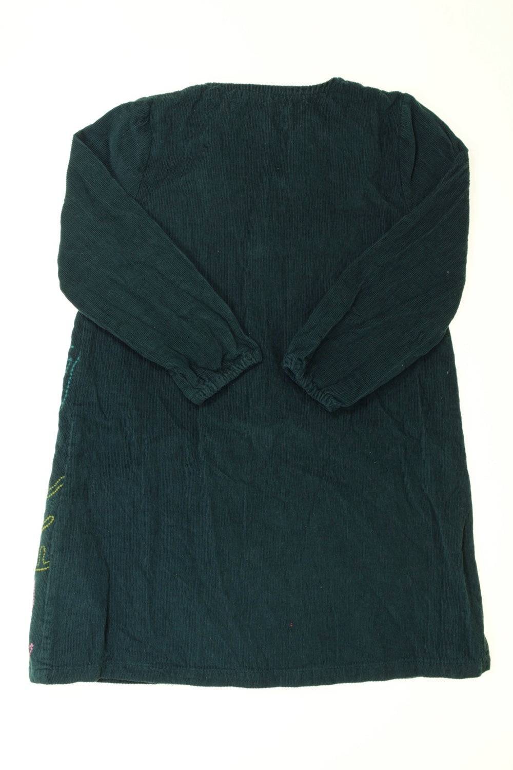 Robe brodée en velours