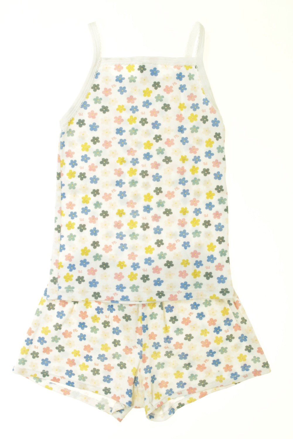 Pyjama court fleuri