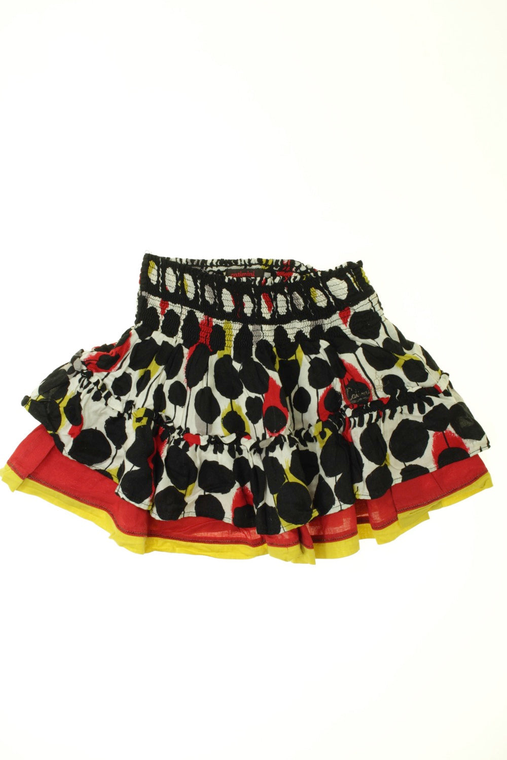 Robe en maille fleurie