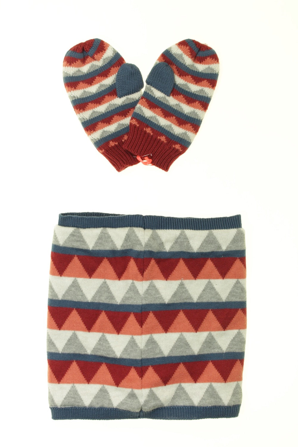 Ensemble tour de cou et moufles - NEUF