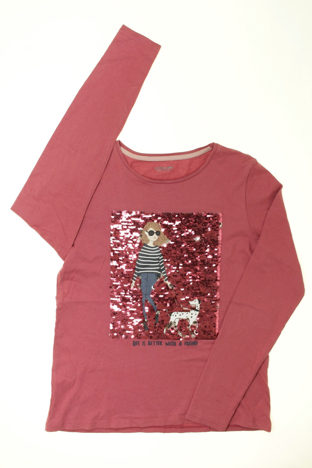 Tee-shirt manches longues Jeune fille