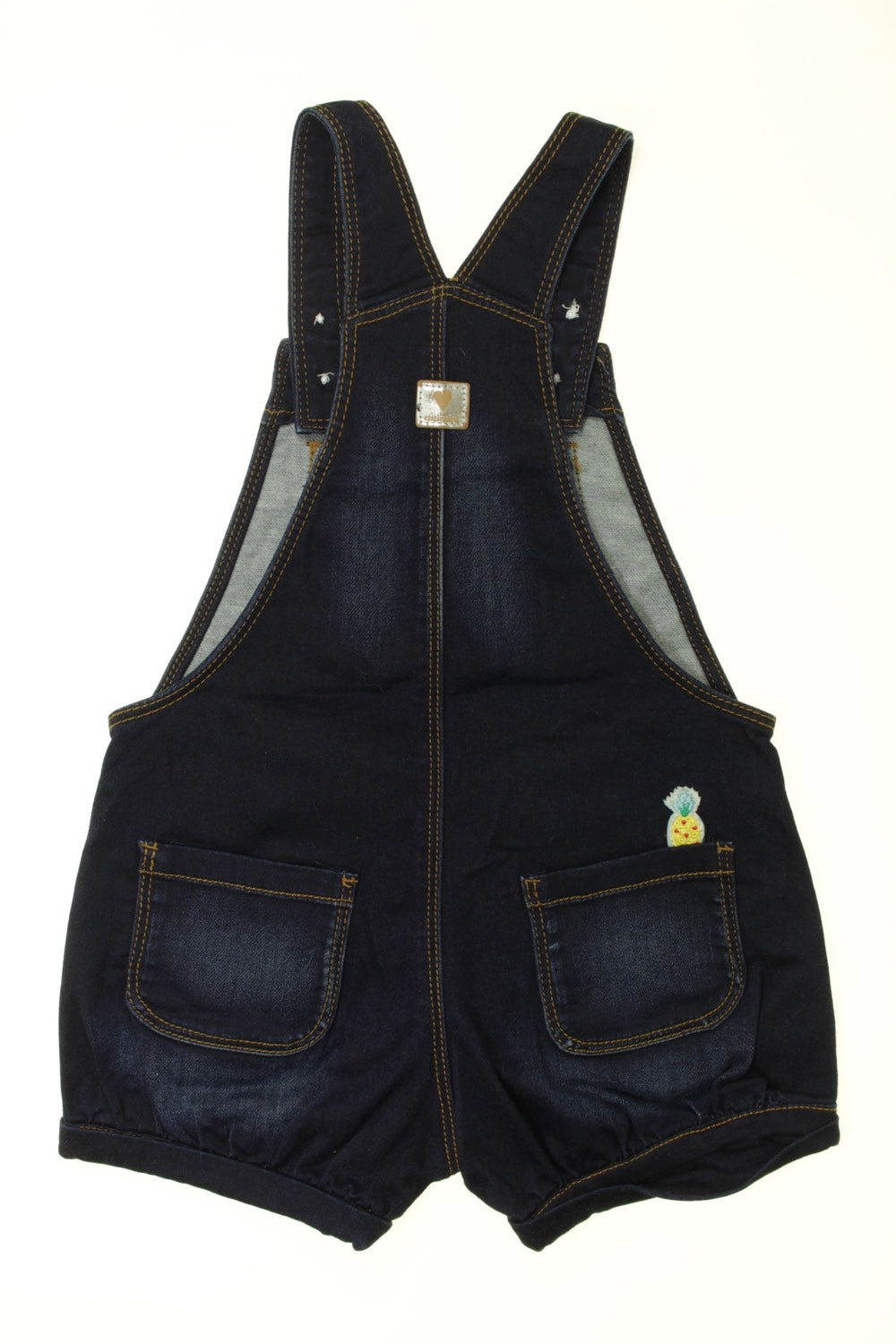 Salopette courte en jean