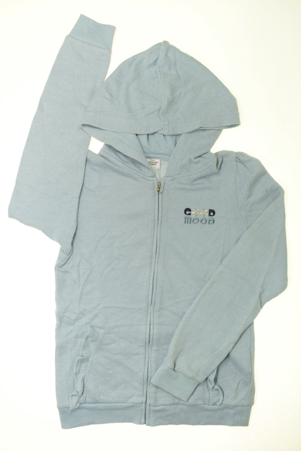Sweat fin zippé