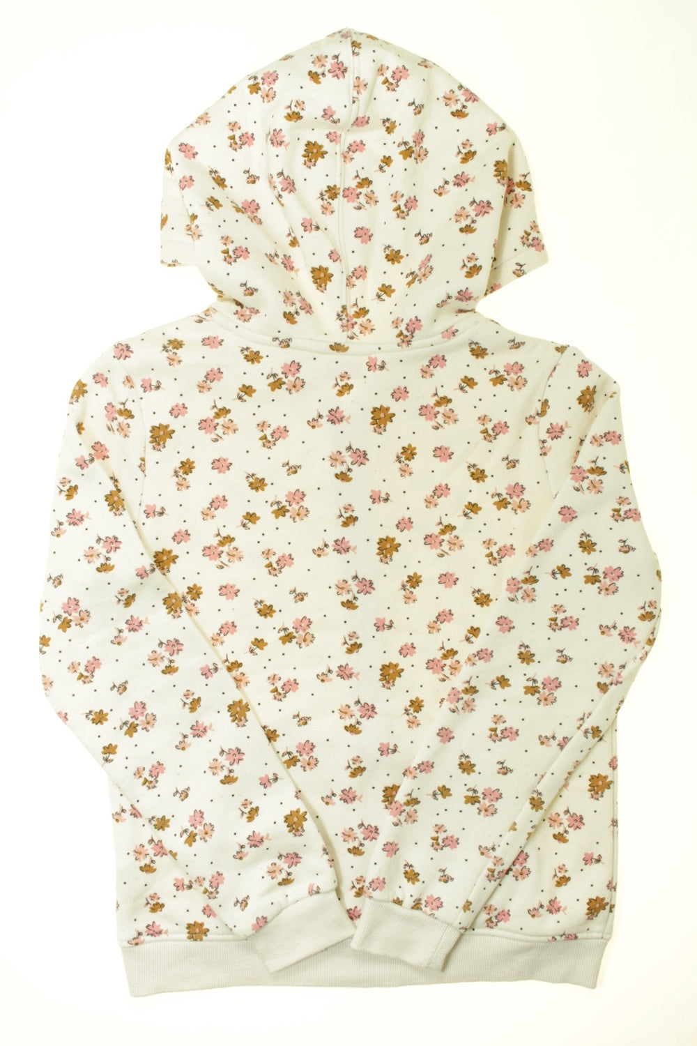 Sweat zippé fleuri