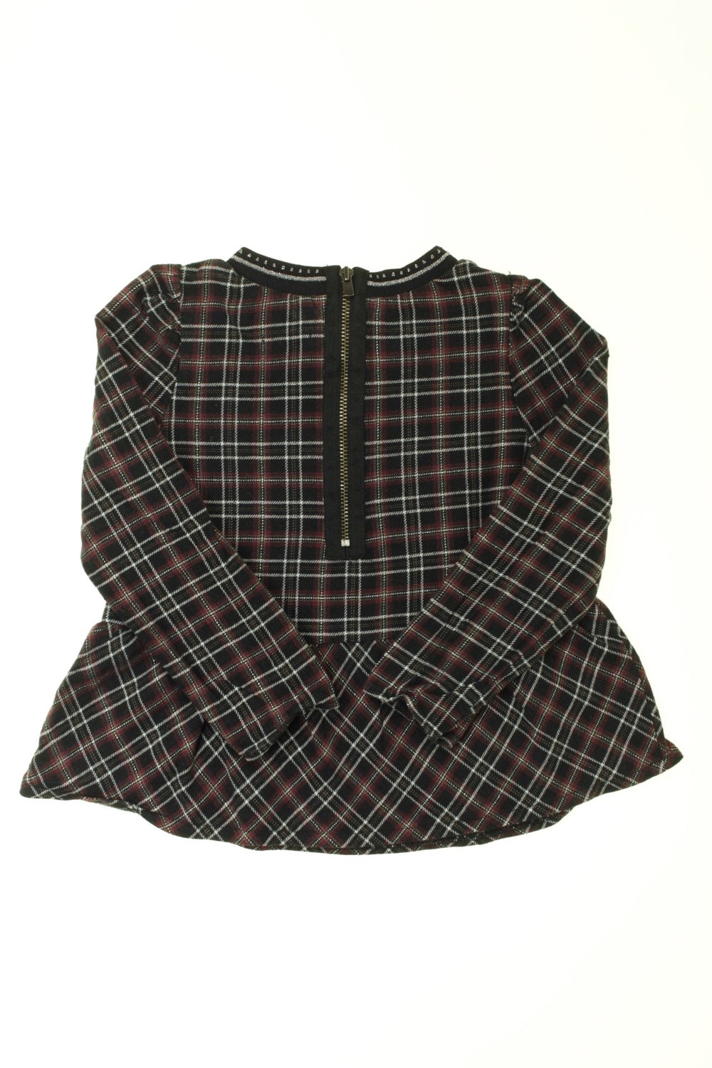 Blouse à carreaux