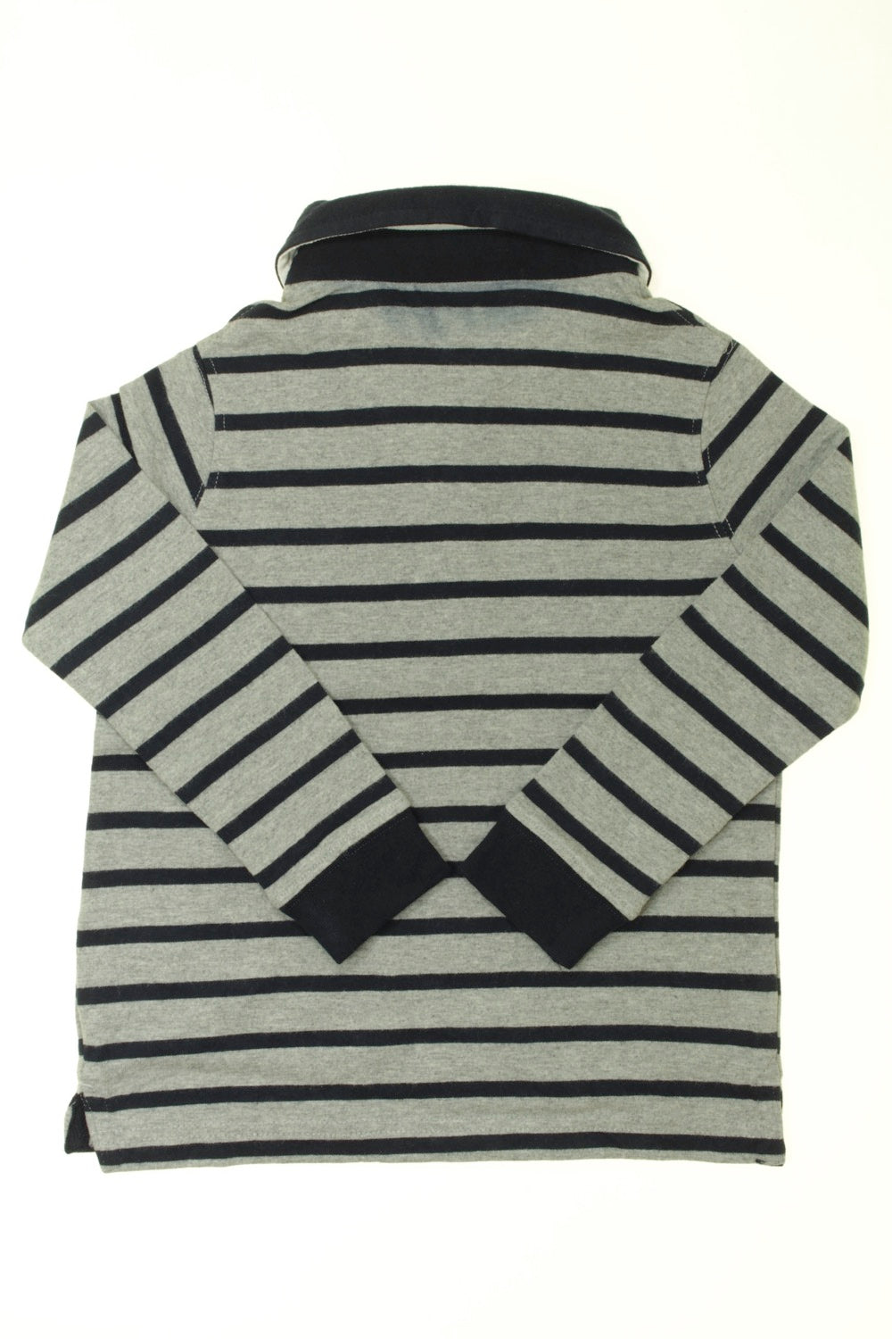 Polo rayé manches longues