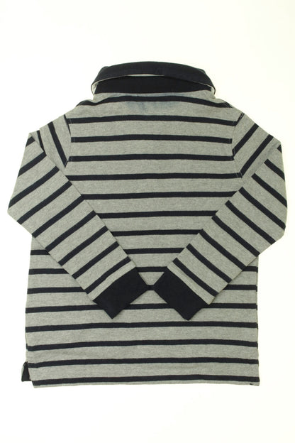 Polo rayé manches longues