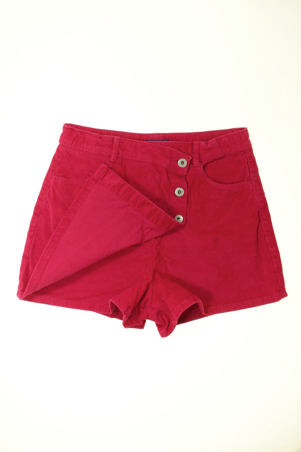 Short jupette en velours fin- 14 ans