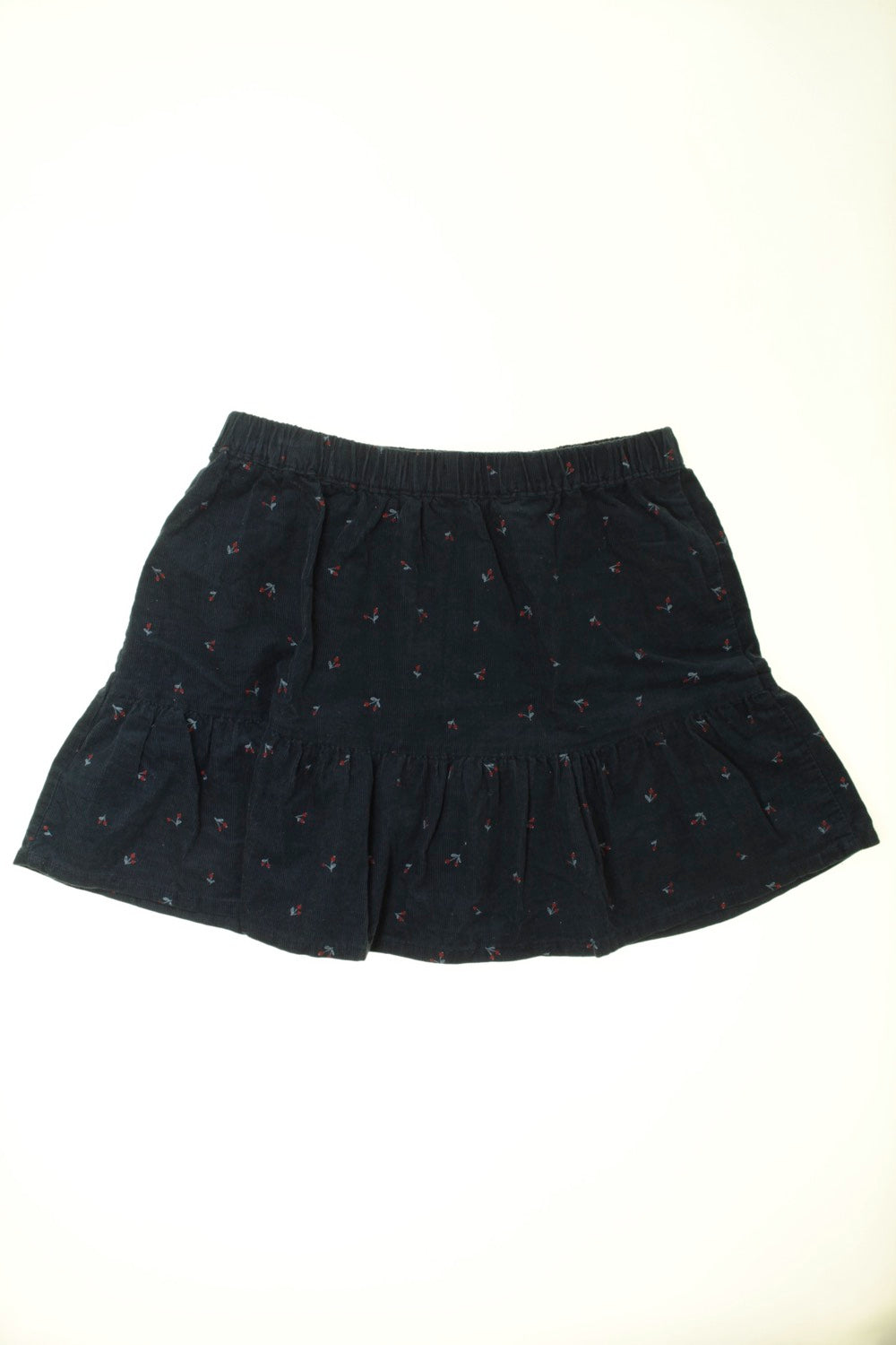 Jupe en velours Fleurs