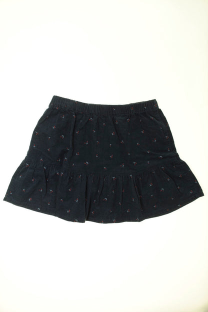 Jupe en velours Fleurs