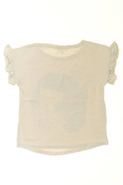 Tee-shirt manches courtes Fillette et paon