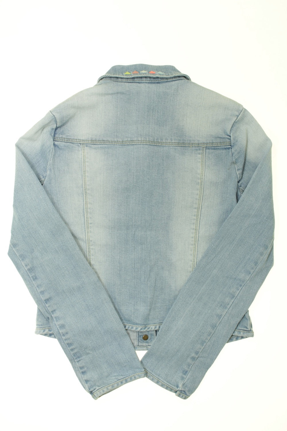 Veste en jean brodé