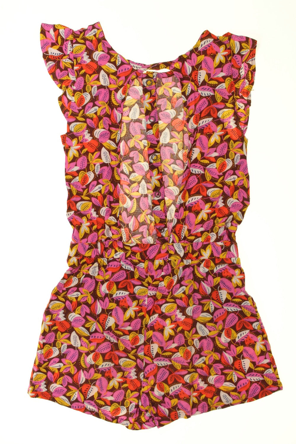 Combinaison courte Feuilles