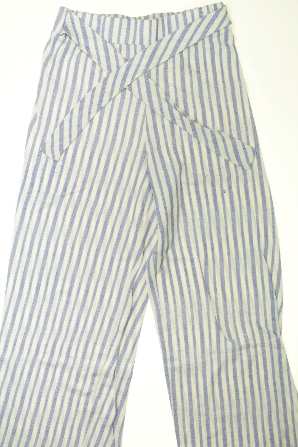 Pantalon large rayé - 14 ans