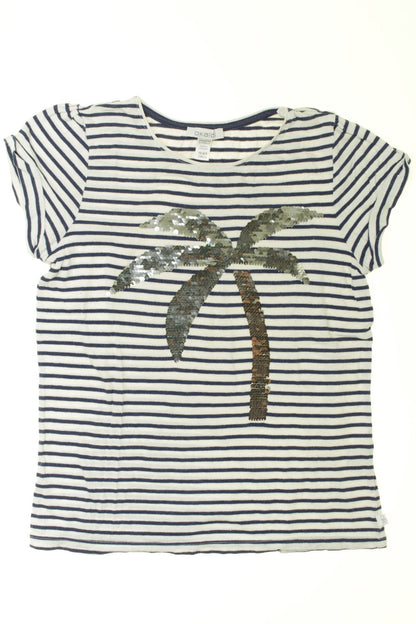 Tee-shirt rayé manches courtes Palmier