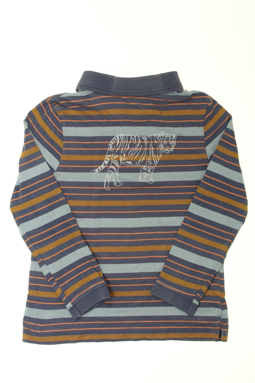 Polo rayé manches longues