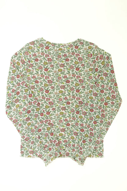 Tee-shirt manches longues fleuri