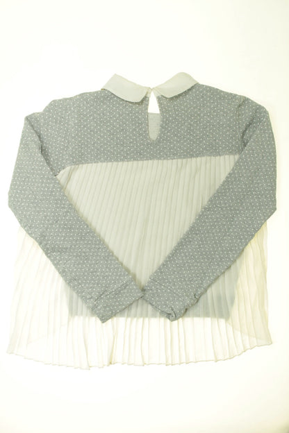 Sweat à pois plissé