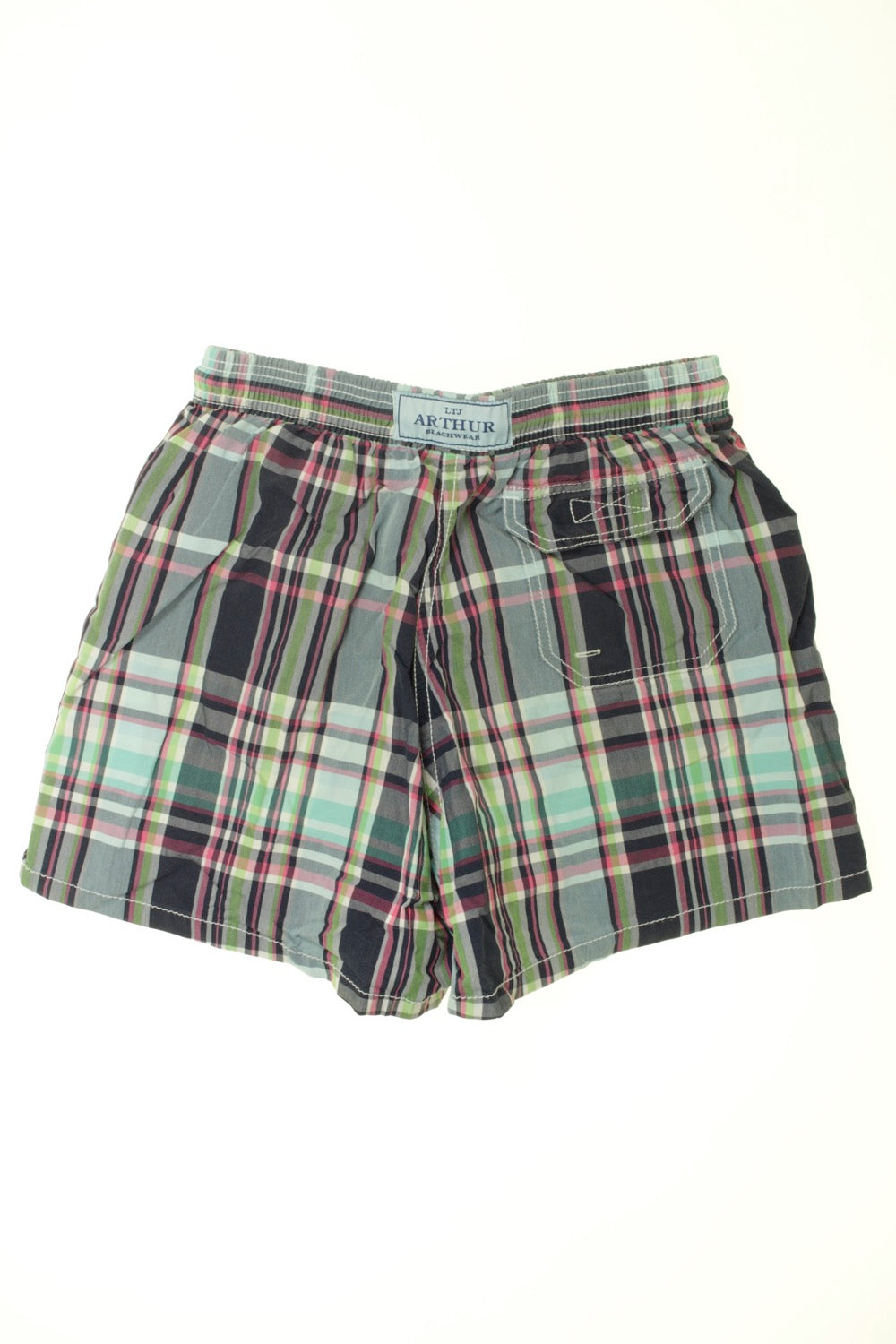 Short de bain à carreaux