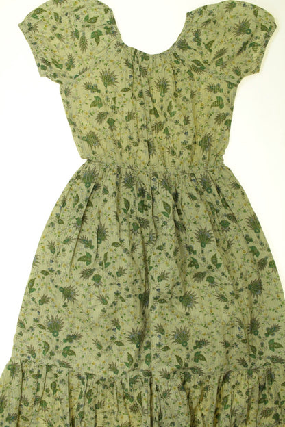 Robe longue fleurie