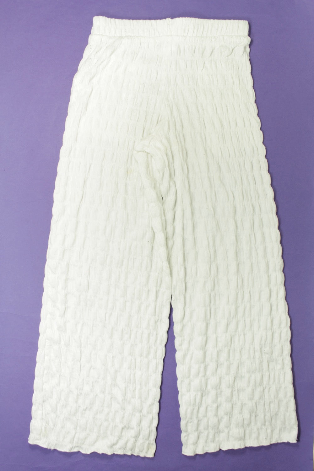 Pantalon gaufré