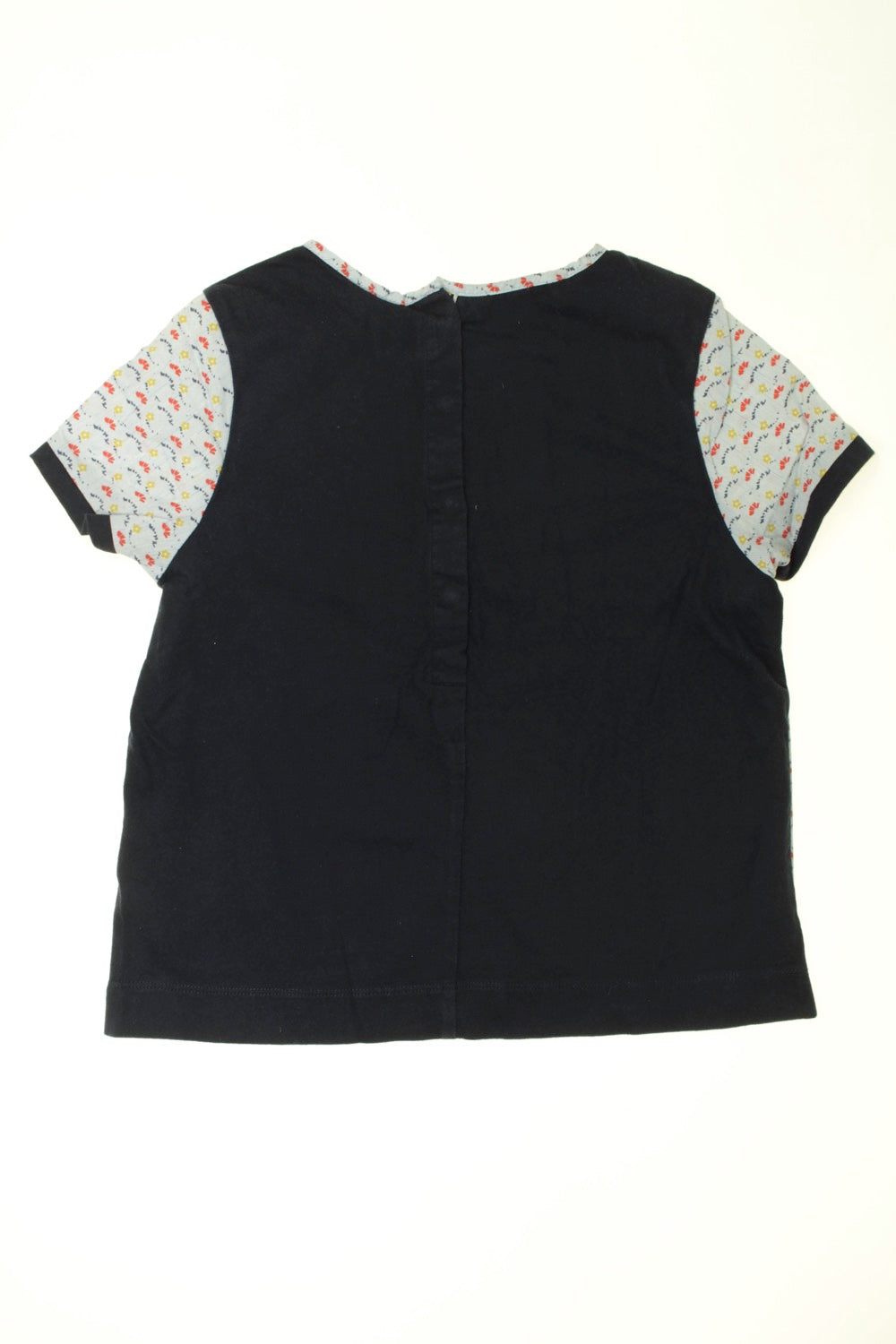 Blouse fleurie manches courtes