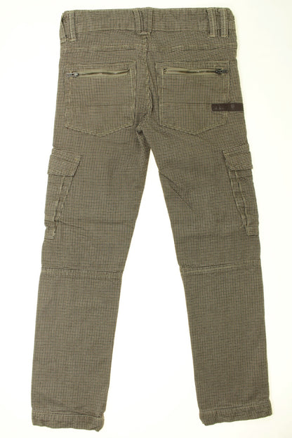 Pantalon cargo pied de poule