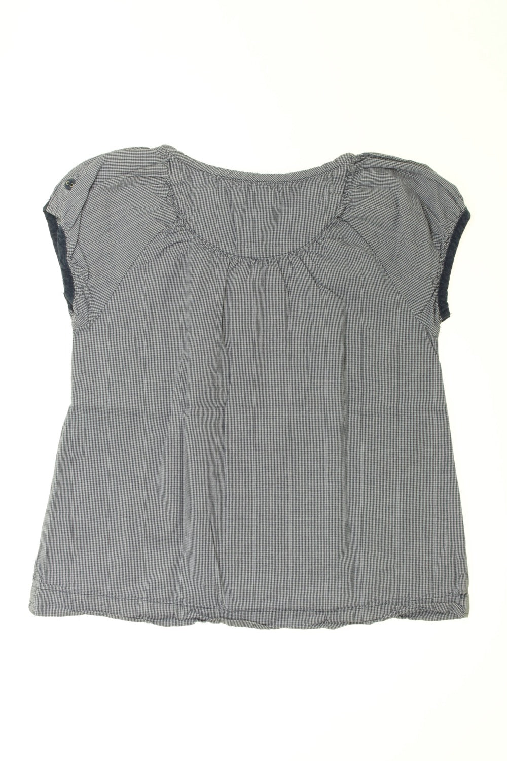 Blouse à petits carreaux