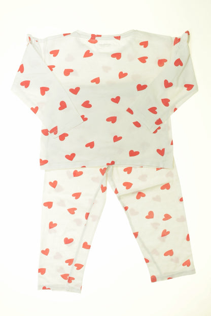Pyjama en coton Cœurs