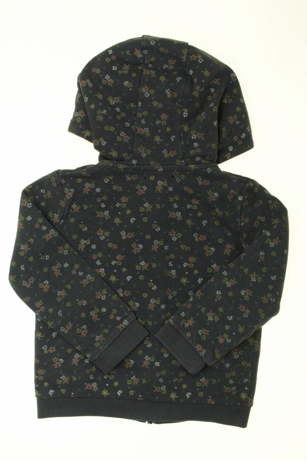 Sweat fleuri zippé