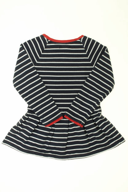 Robe manches longues rayée