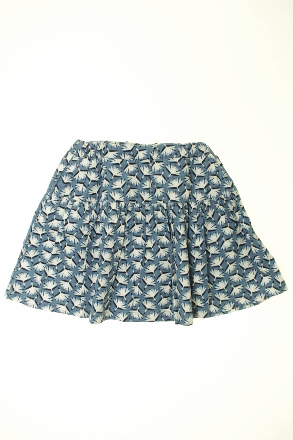 Jupe en velours Oiseaux