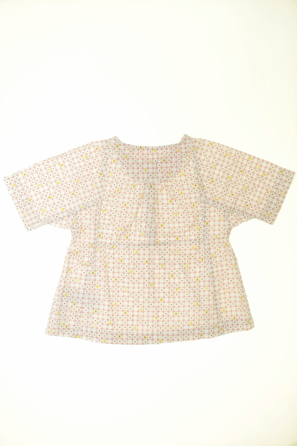 Blouse manches courtes à pois