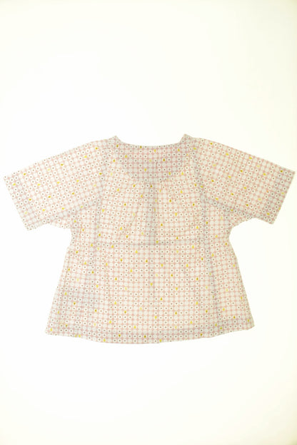 Blouse manches courtes à pois