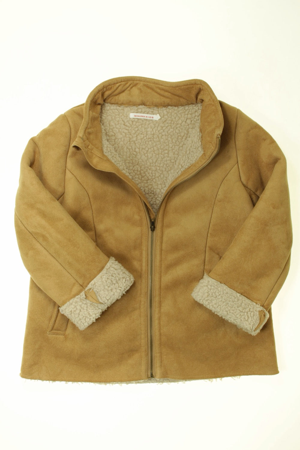 Veste daim et sherpa