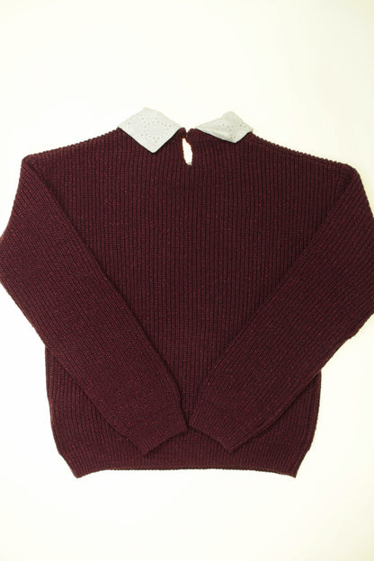 Pull à col amovible