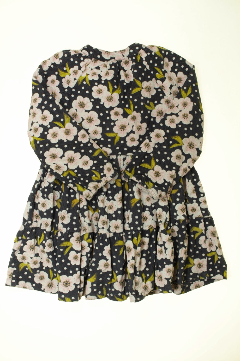 Robe fleurie en velours