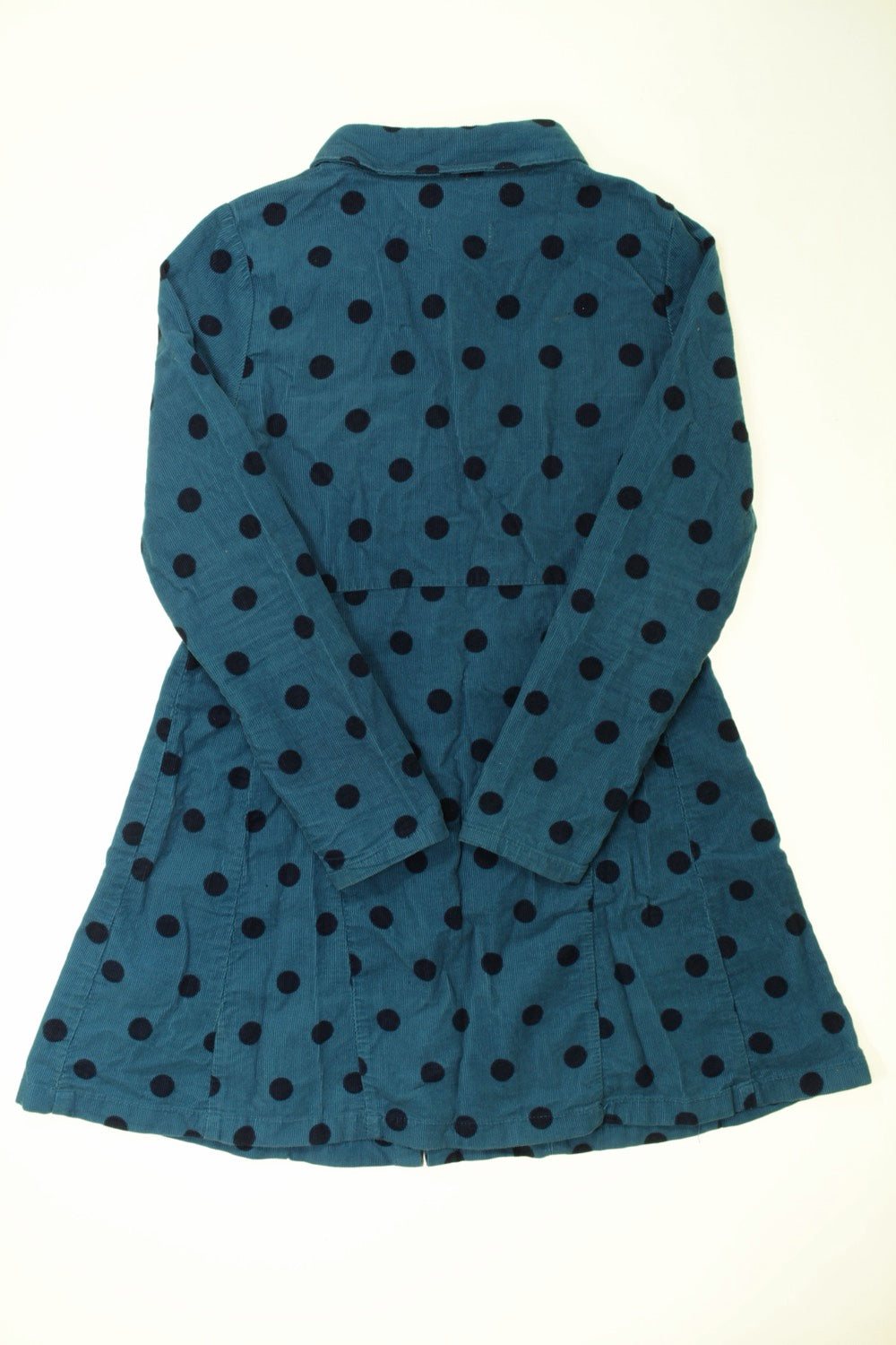 Robe à pois en velours