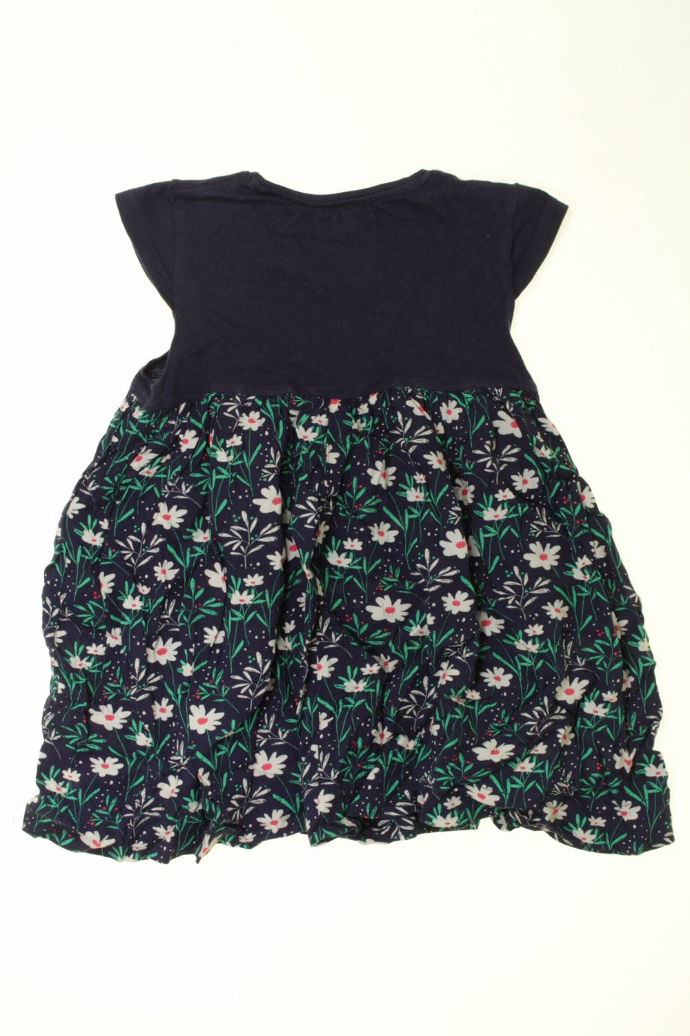 Robe fleurie manches courtes