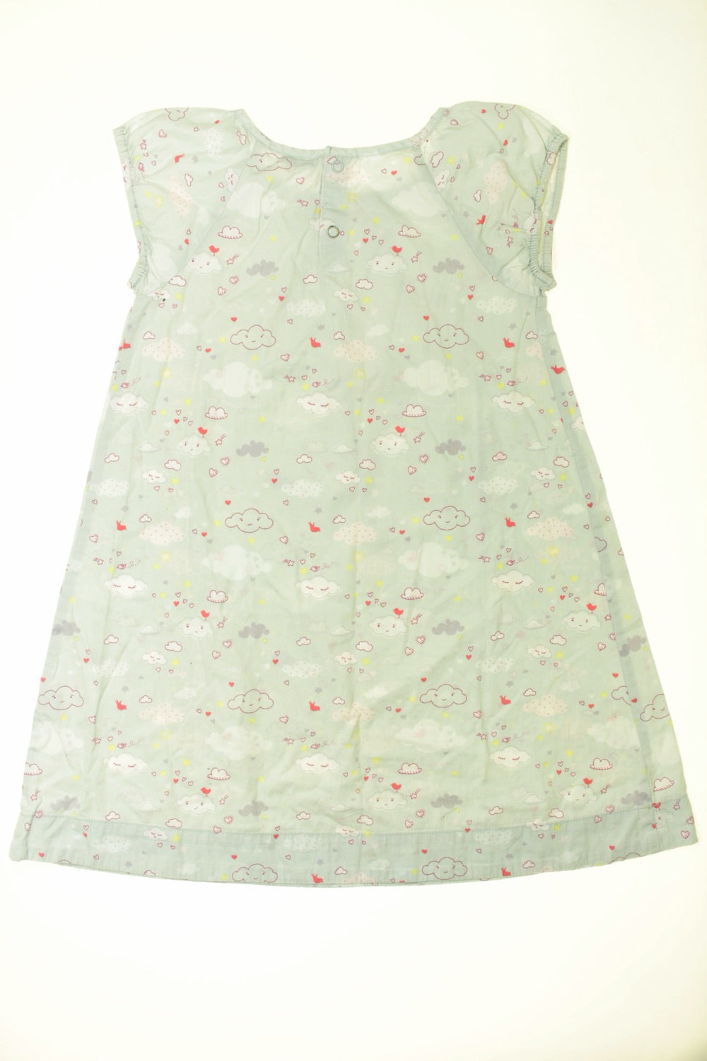 Robe manches courtes Nuages