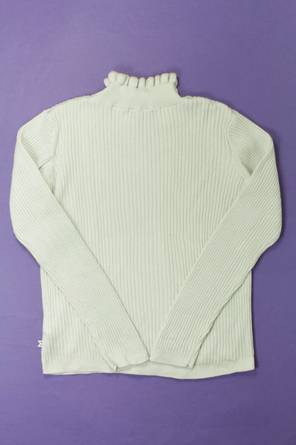 Pull col roulé