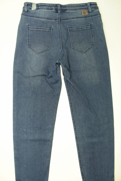 Jean boyfriend brodé